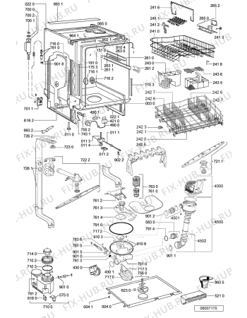 Схема №2 GSIE 6727 IN с изображением Микромодуль для электропосудомоечной машины Whirlpool 481221838722