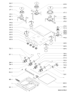 Схема №1 AKM441/TI с изображением Шланг для плиты (духовки) Whirlpool 481231038893