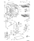 Схема №2 ADG644WH (F091626) с изображением Руководство для посудомоечной машины Indesit C00349177