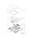 Схема №1 SIM571B (F101411) с изображением Модуль (плата управления) для плиты (духовки) Indesit C00538623