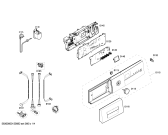 Схема №2 WM12E3F3 E 12.3F с изображением Панель управления для стиралки Siemens 00675869