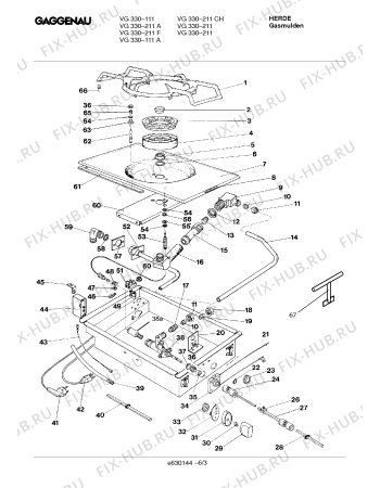Схема №5 VG330211CH с изображением Втулка для электропечи Bosch 00157282