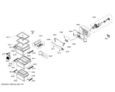 Схема №5 KAN58A704 с изображением Дверь для холодильной камеры Bosch 00246350