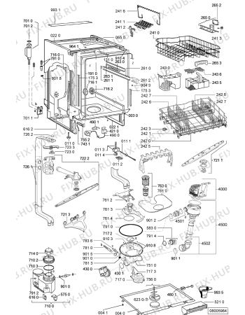 Схема №1 GSIP 60 POWER PT с изображением Холдер для посудомойки Whirlpool 481244011527