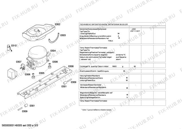 Схема №2 KGN33V00 с изображением Панель для холодильной камеры Bosch 00663448