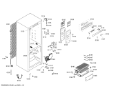 Схема №2 KGN34X40 с изображением Дверь для холодильника Bosch 00244948