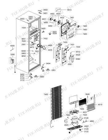 Схема №1 WTS4445 A+NFS с изображением Вапорайзер для холодильной камеры Whirlpool 480132102582