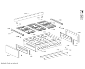 Схема №8 SOH25G2S0N с изображением Цокольная панель для плиты (духовки) Bosch 00701605