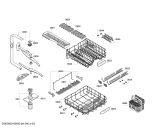 Схема №4 SMI63M46EU с изображением Передняя панель для электропосудомоечной машины Bosch 00679458