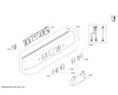 Схема №5 SMS58M32EU с изображением Передняя панель для посудомойки Bosch 00677424