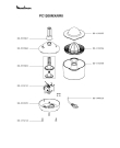 Схема №1 PC1208MX/6R0 с изображением Двигатель (мотор) для соковыжималки Moulinex SS-993967