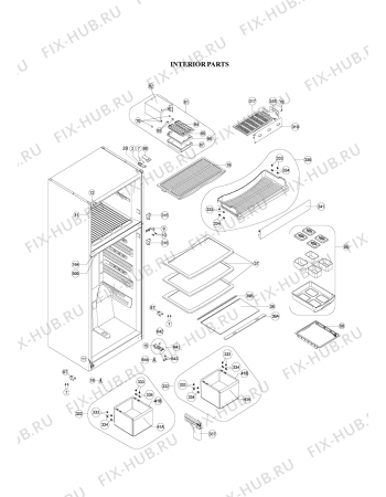 Схема №4 WTH5214 NFX с изображением Фиксатор для холодильника Whirlpool 482000014134