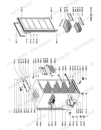 Схема №1 GKC 3443/0 с изображением Компрессор для холодильной камеры Whirlpool 481236038593