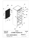 Схема №6 BEKO CSA 30000 (7508020006) с изображением Дверца для холодильника Beko 4546990120
