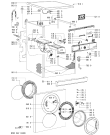 Схема №1 AWM 5614 с изображением Обшивка для стиральной машины Whirlpool 481245310621