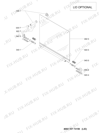 Схема №1 KHMD5 77510 с изображением Шланг для плиты (духовки) Whirlpool 481010748054