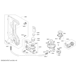 Схема №5 SMV40E80EU, SilencePlus с изображением Силовой модуль запрограммированный для посудомоечной машины Bosch 12016394