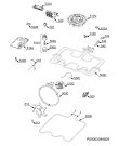 Схема №4 EE5003011M с изображением Микромодуль для плиты (духовки) Aeg 973940321134017