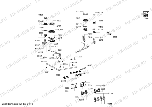 Схема №7 HSB785055N с изображением Стекло часов для электропечи Bosch 00655182