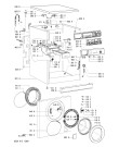 Схема №2 WAK 5260 с изображением Обшивка для стиралки Whirlpool 481245215819