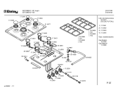Схема №1 3EP338B с изображением Столешница для плиты (духовки) Bosch 00214977