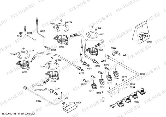 Схема №2 T22S36S0 ENC.T22S36S0 4G NE60F IH5 с изображением Варочная панель для плиты (духовки) Bosch 00682740