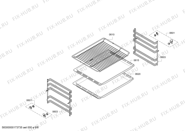 Схема №4 HB33GB650 с изображением Панель управления для плиты (духовки) Siemens 00247138
