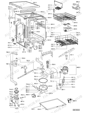 Схема №2 ADP 4547 с изображением Панель для посудомоечной машины Whirlpool 481245373631
