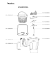 Схема №2 HF404810/35A с изображением Запчасть  для кухонного измельчителя Moulinex SS-1530000701