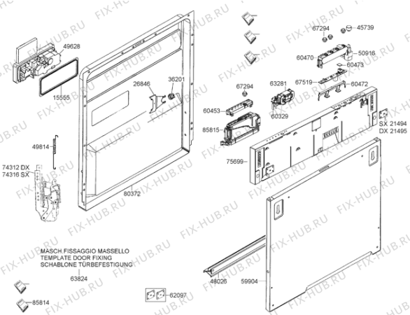 Схема №4 GV63324XTW (283934, PMS60I) с изображением Микрофильтр для электропосудомоечной машины Gorenje 294606