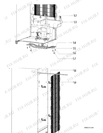 Схема №4 WMD 210 SL с изображением Всякое для холодильника Whirlpool 482000024238