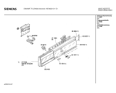 Схема №5 WE48301 SIWAMAT PLUS 4830 ELECTRONIC с изображением Вкладыш в панель для стиралки Siemens 00088084