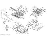 Схема №4 SMS69U88EU Active Water Eco² с изображением Передняя панель для электропосудомоечной машины Bosch 00791241