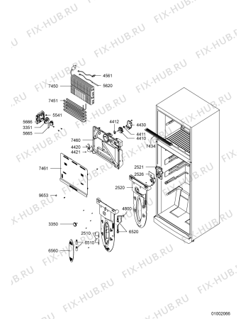 Схема №3 WBM 475 с изображением Обрамление полки для холодильника Whirlpool 480132101042