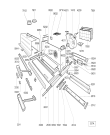 Схема №1 DNI 2460 BR DNI 2460 BR 14502 с изображением Держатель (защелка) для электровытяжки Whirlpool 481946078495