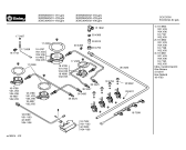 Схема №1 3EMN364B с изображением Столешница для плиты (духовки) Bosch 00218411