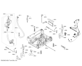 Схема №4 S41E50S0GB с изображением Модуль управления для электропосудомоечной машины Bosch 00653574