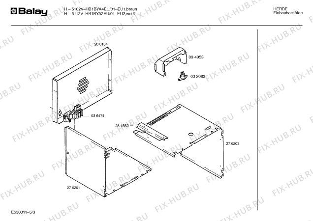 Схема №4 H5102F с изображением Панель для плиты (духовки) Bosch 00281477