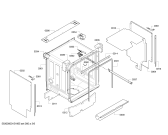 Схема №5 S31M65W3EU с изображением Передняя панель для посудомойки Bosch 00703050