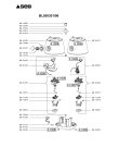 Схема №2 BL510121/96 с изображением Двигатель (мотор) для электроблендера Tefal AS-A430
