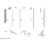 Схема №3 T30IF70NSP Thermador с изображением Монтажный набор для холодильной камеры Bosch 00678912