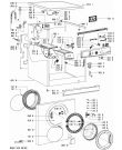 Схема №2 AWO/D 8431 с изображением Блок управления для стиральной машины Whirlpool 481221470772