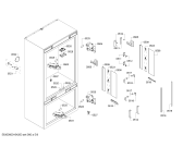 Схема №6 RY491701 с изображением Монтажный набор для холодильника Bosch 00740475