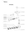 Схема №2 DKA247(0) с изображением Кнопка для электромясорубки Moulinex MS-4947040