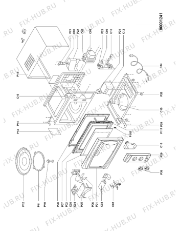 Схема №1 MWO 602 WH с изображением Электросоединитель для микроволновой печи Whirlpool 482000003496