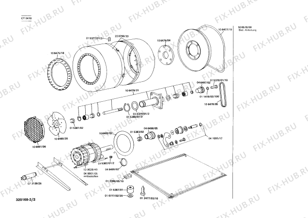 Взрыв-схема вытяжки Constructa CT0410 CT410 - Схема узла 02