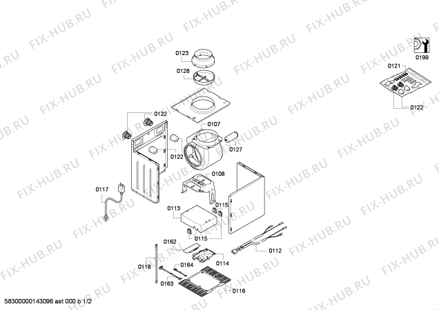 Схема №2 DWB099752B с изображением Кабель Bosch 00649756