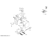 Схема №2 DWB095650B с изображением Воздушный канал Bosch 00684415