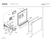 Схема №6 SE25236II с изображением Передняя панель для посудомоечной машины Siemens 00357490