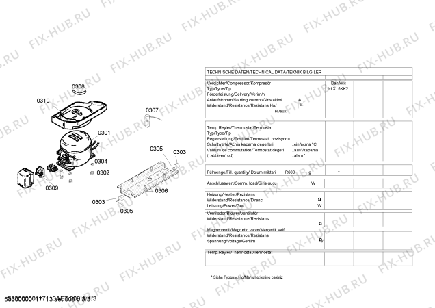 Схема №3 KSU49621AU с изображением Изоляция для холодильной камеры Bosch 00449553